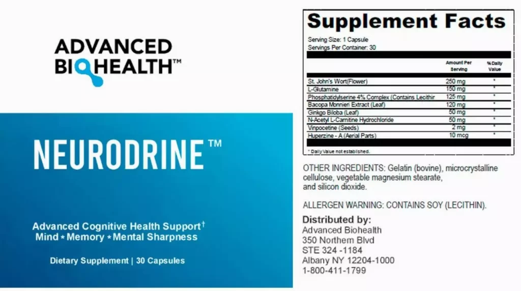 Neurodrine Reviews